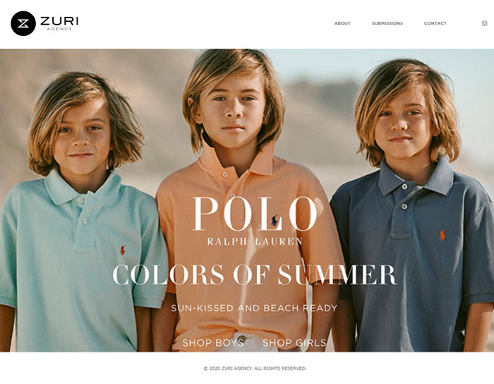 Zuri Agency website thumbnail